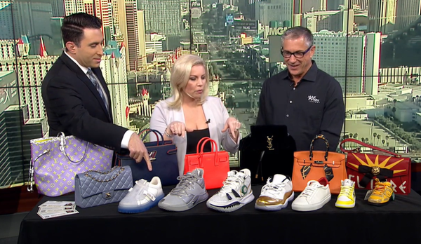 Celebrate National Sneaker and Handbag days with Max Pawn Las Vegas
