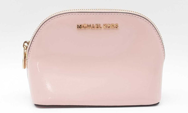 Michael Kors Jet Set Travel Pouch In Pink Patent Leather Eb0424lxdu