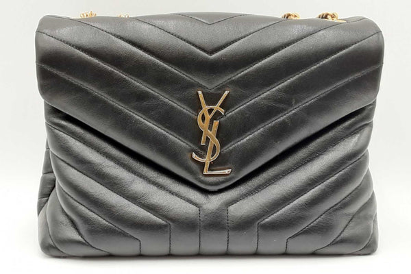 Yves Saint Laurent Loulou Black Quilted Leather Shoulder Bag Eb1123lwxzdu