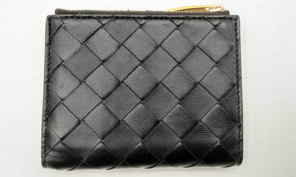 Bottega Veneta Intrecciato Black Leather Wallet Ebpzxdu 144010013978