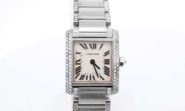 Cartier Tank Francaise Stainless Steel Watch 20mm Eb0424crxdu