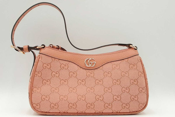 Gucci Gg Supreme Monogram Pink Ophidia Hobo Cloche Shoulder Bag Eb0423rxzdu