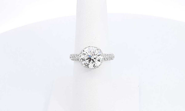 18k White Gold Lab Grown Diamond Engagement Ring Size 6.25 Ebllcrdu 144010020957