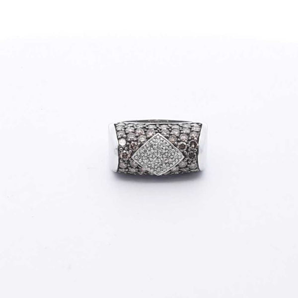 14k White Gold 1.26ctw Diamond Ring Size 6 Hs1123wrxsa