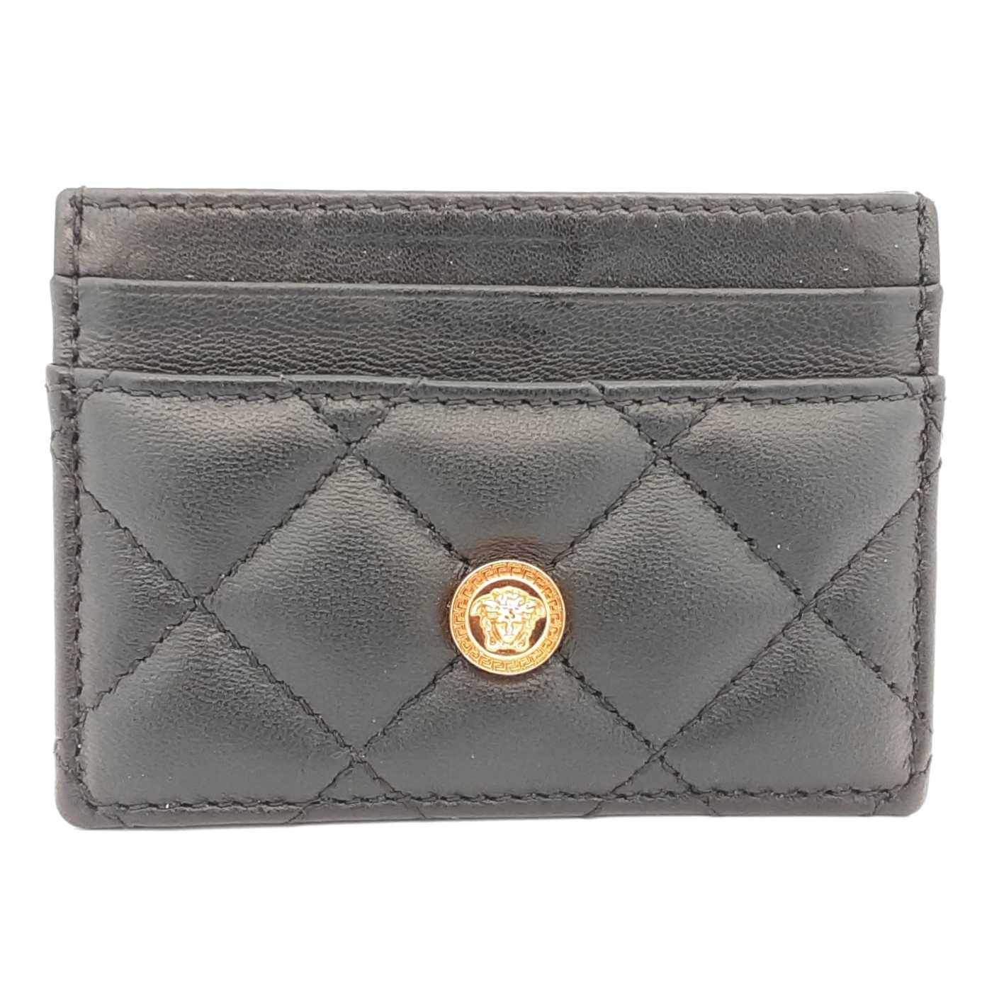 Versace Medusa Black Card Holder Sd0625lzxdu – Max Pawn