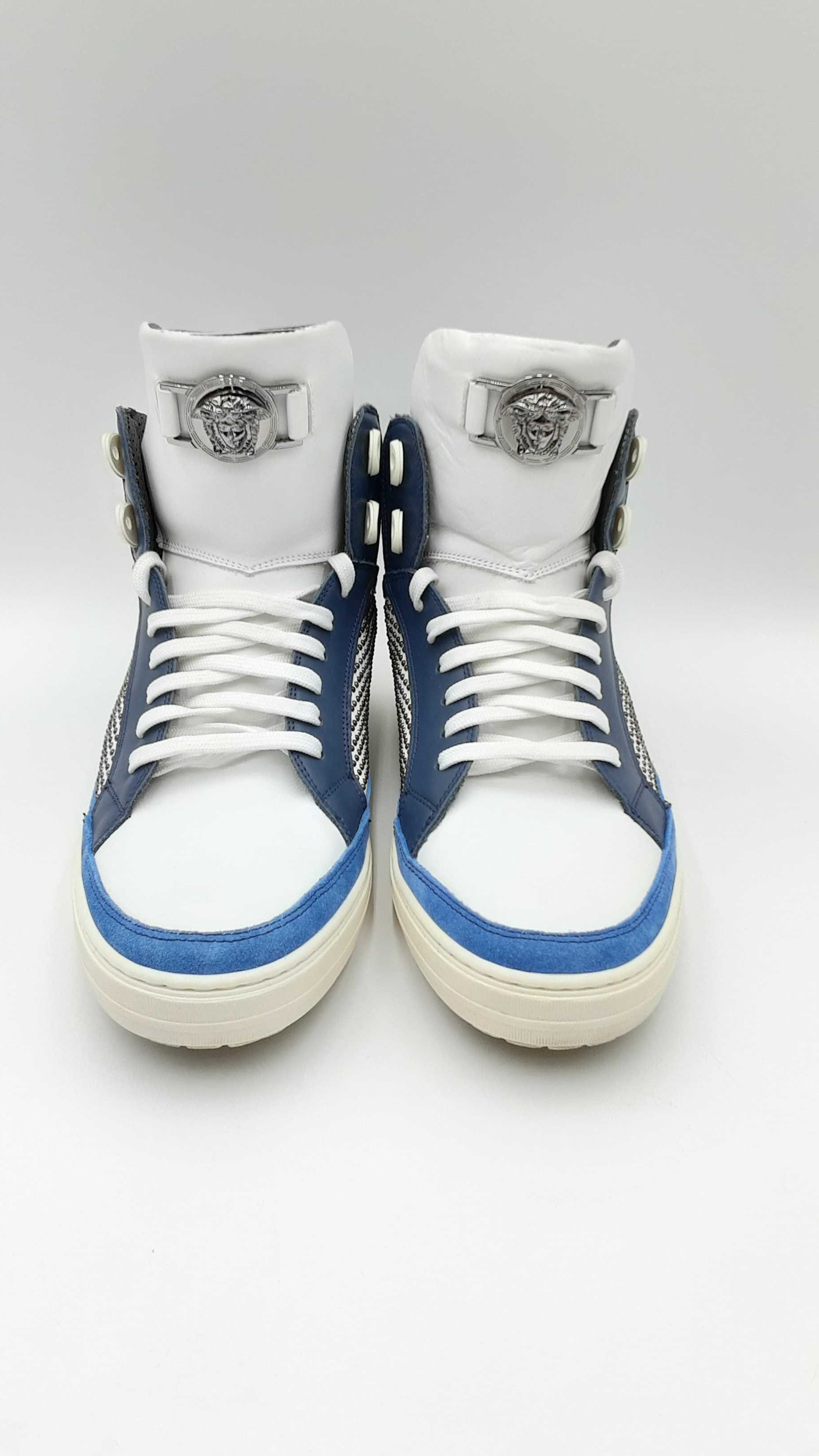 Fashion versace high sneakers white