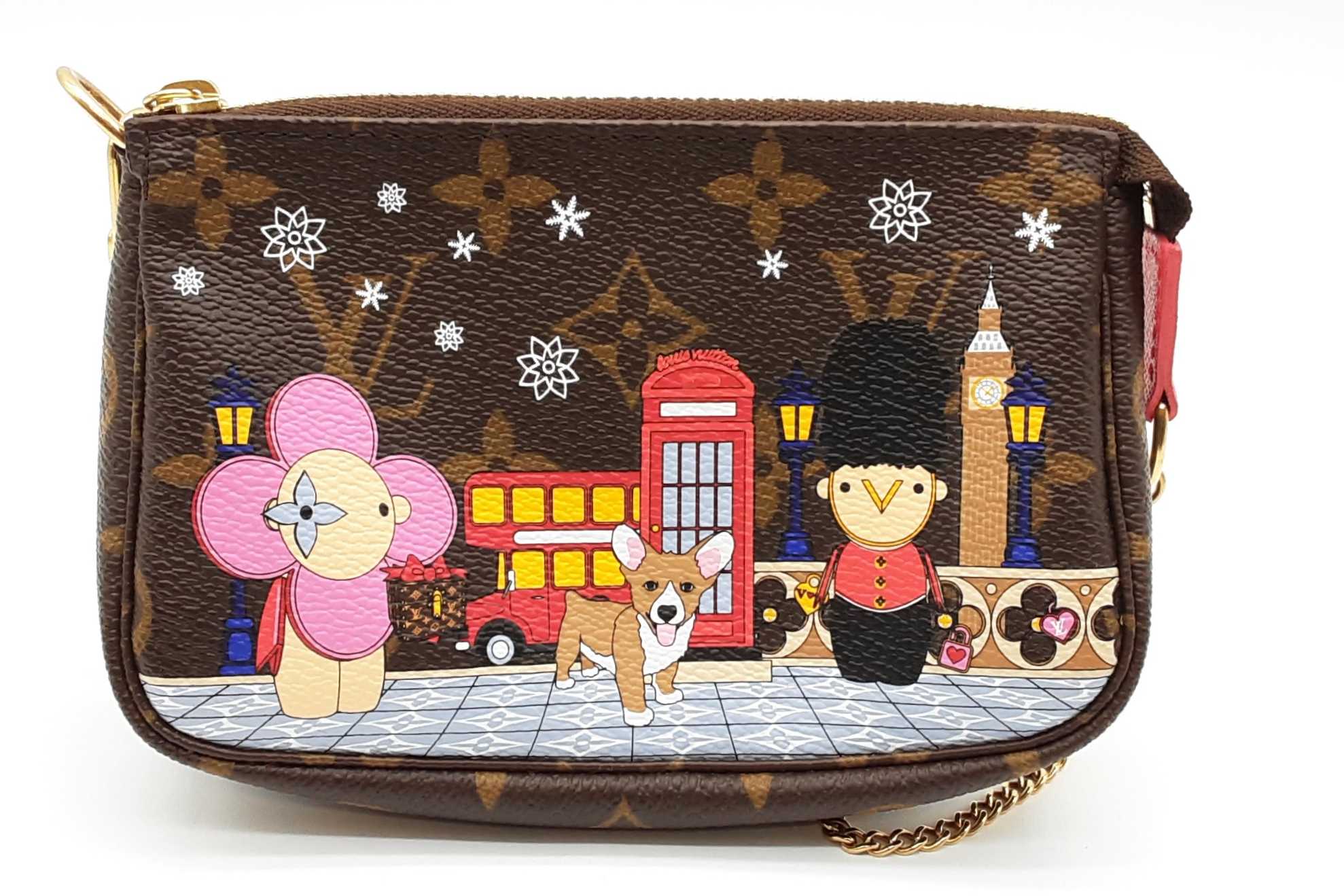 Louis Vuitton Monogram Christmas Animation London Mini Pochette