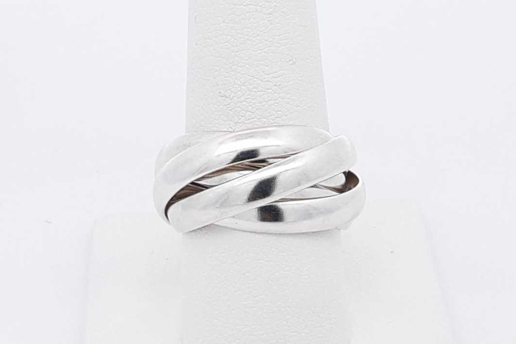 Tiffany & Co. Paloma Picasso 925 Melody 5 Band Ring 13 Grams Size