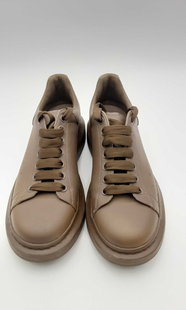 Alexander Mcqueen Oversized Leather Low Top Sneakers Sz 43d Eblxzsa 144010011281
