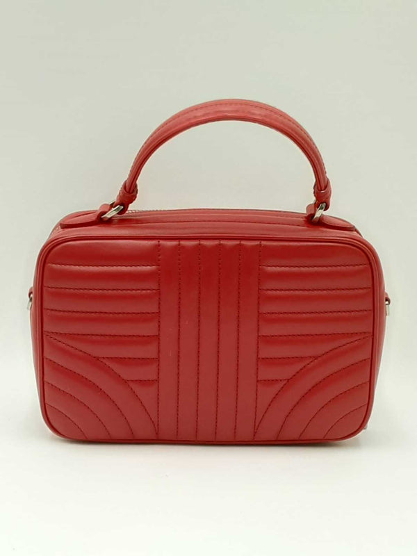 Prada Red Leather Shoulder Bag Eb0524lxxzdu