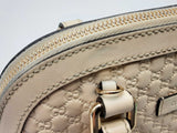 Gucci 449654 Mini Gg Guccissima Dome Creme Leather Crossbody Bag Do0124pxzde