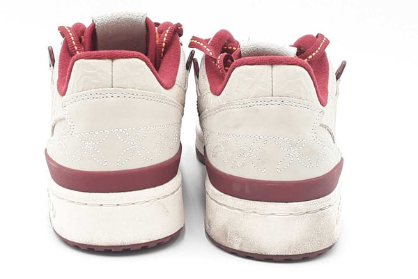 Adidas Forum Low Chalk Burgundy White Core Sneakers Sz 10.5 Ebozxdu 144020001898