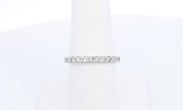 14k White Gold 0.36ctw Diamond Ring Size 7.5, 1.9 Grams Ebixdu 144030005432