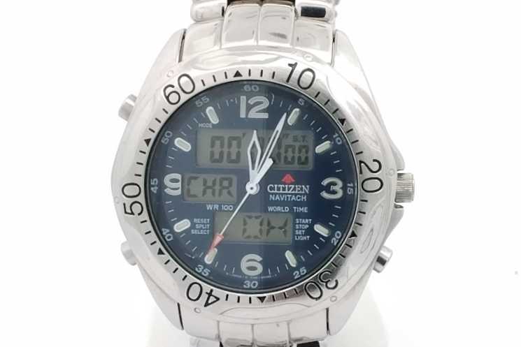 Citizen Promaster Navitach 41mm Stainless Steel Watch Eb0526pxsa