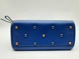 Salvatore Ferragamo Studio Blue Leather Tote Bag Do1223loxzde
