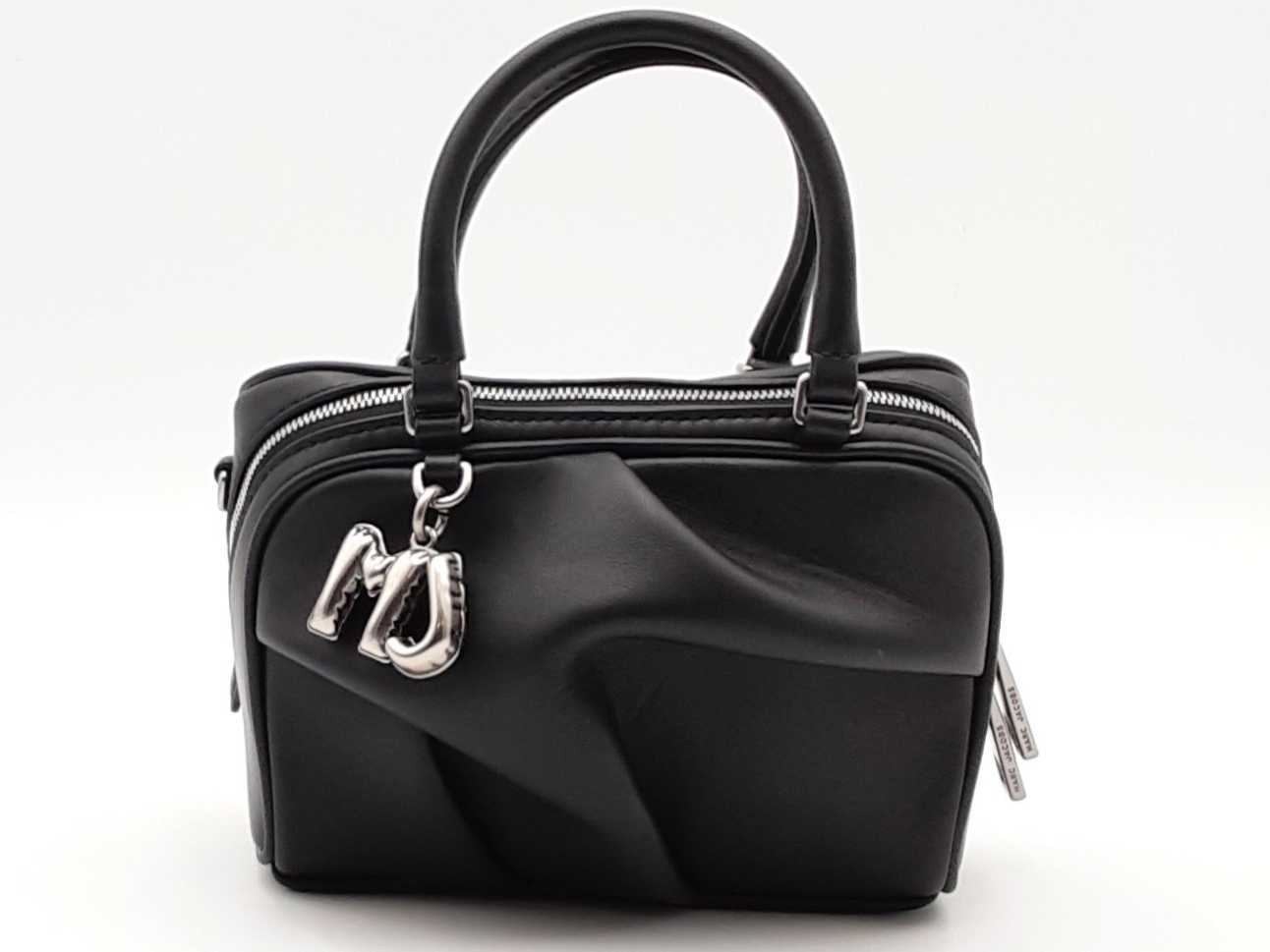Marc Jacobs Small Wave Leather Top Black Handbag Aa0726lzxsa – Max
