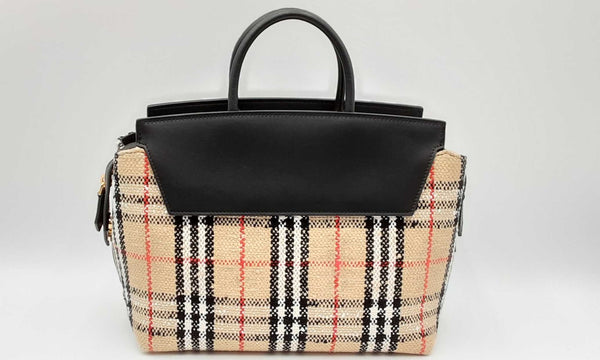 Burberry Catherine Boucle Check Top Handle Bag Eblxxxdu 144030005271