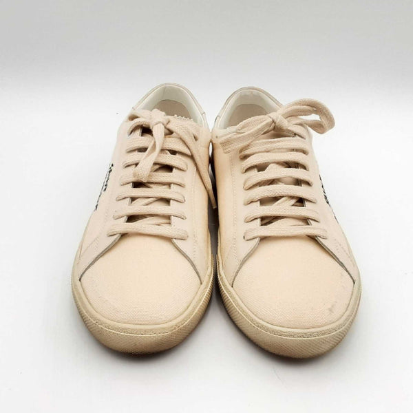 Saint Laurent Cloth Low Sneakers Size 38 Hs0723oxzsa