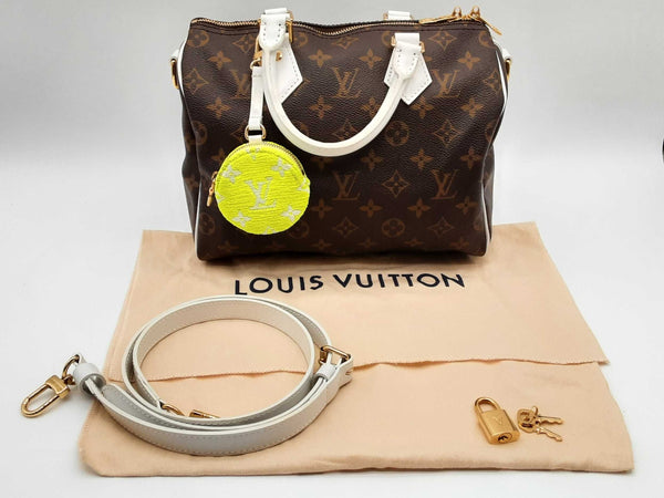 Louis Vuitton 25 Speedy Monogram World Of Tennis Crossbody Bag Do0224erxd