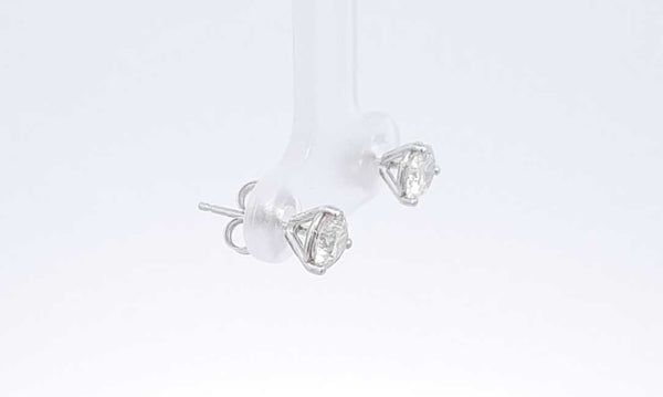 14k White Gold Diamond Stud Earrings 1.3ctw 1.1 Grams Ebixzdu 144030001111