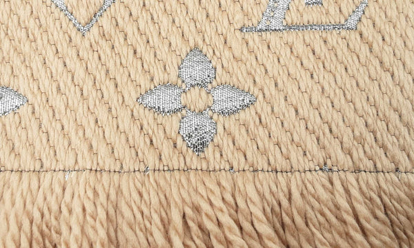 Louis Vuitton Monogram Wool Scarf In Biege Eb1023wswdu