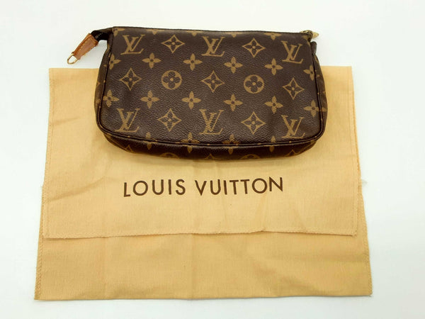 Louis Vuitton Pochette Brown Monogram Canvas Clutch Dolrxde 144020012537