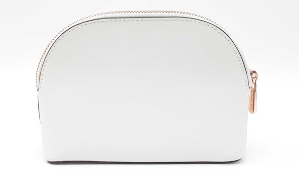 Michael Kors Jet Set Travel Pouch In White Leather Eb04lxdu