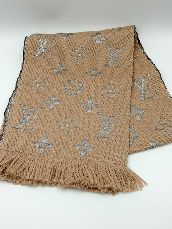 Louis Vuitton Monogram Wool Scarf In Biege Eb1023wswdu