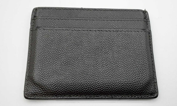 Yves Saint Laurent Black Leather Card Case Ebwxdu 144030006375