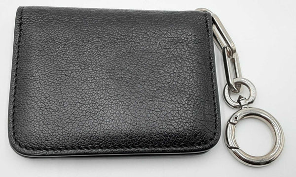 Burberry Black Leather Key Chain Card Case Wallet Ebrxdu 144030005602