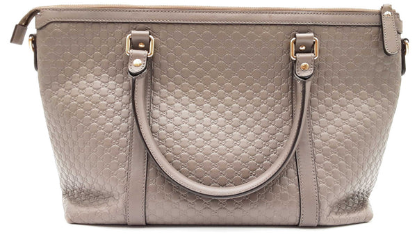 Gucci Microguccissima Gg Convertible Grey Satchel Top Handle Bag Ebpxzdu 144030004171