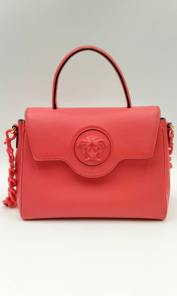 Versace La Medusa Red Top Handle Bag Ebwrxdu 144030004486