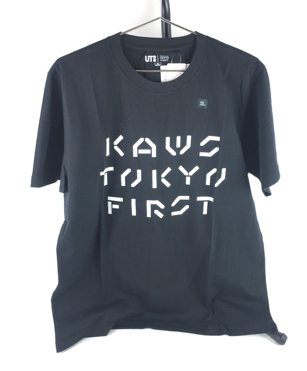Kaws X UniQlo Tokyo First Black T-Shirt, Size Medium (Japanese