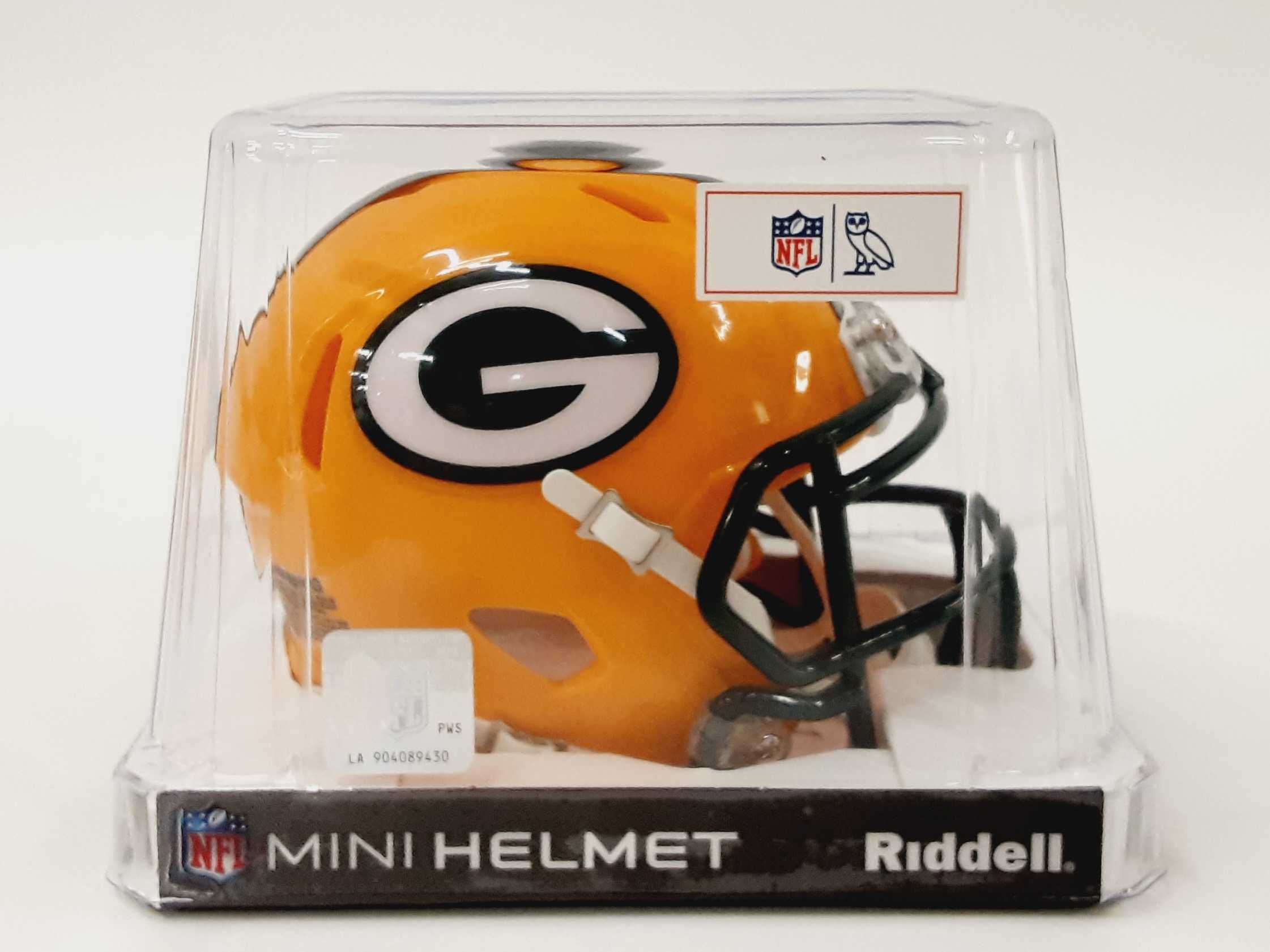 Green Bay Packers NFL Collectible Mini Helmet, Picture Inside