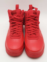 Nike Air Force 1 Foamposite Red High Top Sneakers Sz 10.5 Bv1172-600 Eb0126lxzsa