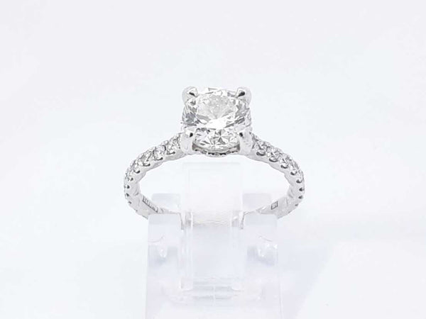 A. Jaffe 2.02 Cttw Diamond & 14k White Gold Ring 3.2 Grams Size 5.75 Fwworxdu