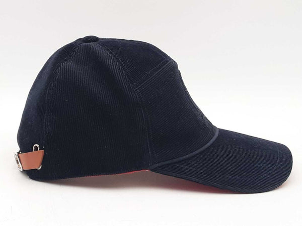 Christian Louboutin Six Panel Logo Black Hat Size Medium Aa0925lrxsa