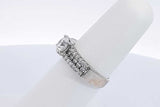 1.15ctw Lab Grown Diamond Ring In 14k White Gold 5.6 Grams Size 6 Eb1025wrxdu