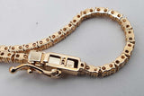 7.92cttw Diamond Tennis Necklace 14k Yellow Gold 23 Grams 22.5 Inch Eb0726olrxsa