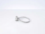 A. Jaffe 2.02 Cttw Diamond & 14k White Gold Ring 3.2 Grams Size 5.75 Fwworxdu
