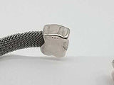 Tous Mesh Bear Motif Bracelet .925 Sterling Silver 60.6 Grams 8 Inch Mk0925pzxmia