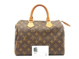 Louis Vuitton Speedy 25 Monogram Coated Canvas Handbag Fw0525wcrdu