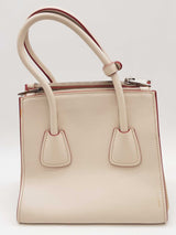 Prada Mini Scamosciato Glace Leather & Suede Twin Pocket Tote Bag Eb0725oxzde