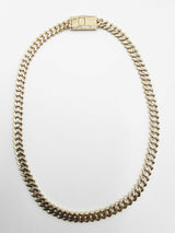 Diamond & 10k Yellow Gold Cuban Link Chain 114.7 Grams 22.5 Inch Fw0726rrzxdu