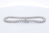 Approx. 3.64ctw Diamond Tennis Bracelet In 14k White Gold 16.1g Eb0724lxxzsa