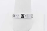 Gucci Icon 18k White Gold Band Ring 4.6 Grams Gucci Size 20 Eb0226pxzsa