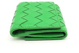 Bottega Veneta Intrecciato Green Leather Wallet Eb0526lixsa