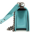 Chanel Turquoise Quilted Lambskin Boy Bag Crossbody Eb0925wrxzde