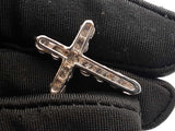1.65 Cttw Diamond & 14k White Gold Cross Pendant 2.8 Grams Fw0426rrzdu