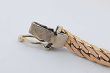 14k Yellow Gold Herringbone Chain Bracelet 12.7 Grams 7.5 Inch Eb1125cxzsa